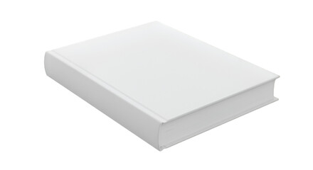 Fototapeta premium Blank white book mockup