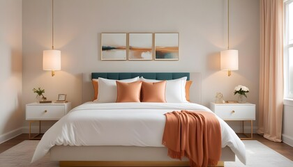 interior modern design room 3d