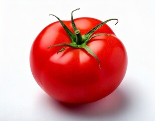 Tomato hd quality in white background, tomato slices on the plate, tomatoes in the basket