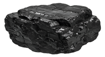 Coal piece texture closeup