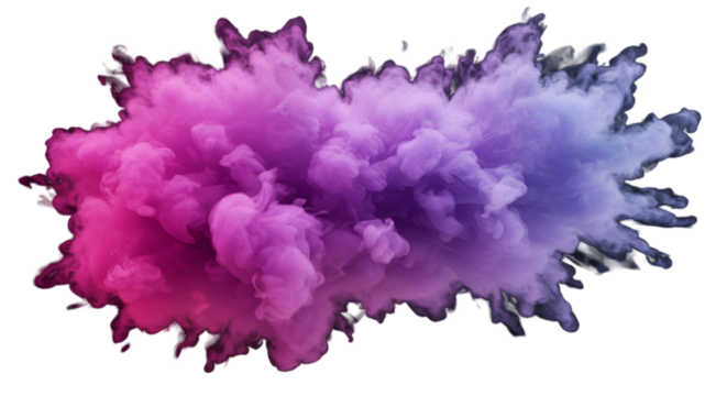 Colorful abstract ink explosion