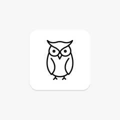 Owl, vector, pixel perfect, illustrator file