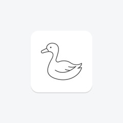 Duck, vector, pixel perfect, illustrator file