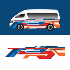decal livery design wrapping branding body of van
