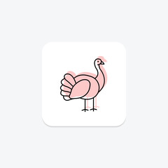 Turkey, vector, pixel perfect, illustrator file
