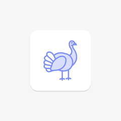 Turkey, vector, pixel perfect, illustrator file