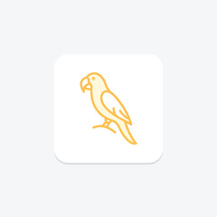 Macaw, vector, pixel perfect, illustrator file