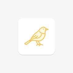 Warbler, vector, pixel perfect, illustrator file