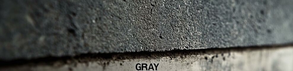 Concrete Gray Surface Close Up Textural Detail and Construction Material Study Macro Shot