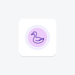 Duck, vector, pixel perfect, illustrator file
