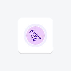 Sparrow, vector, pixel perfect, illustrator file