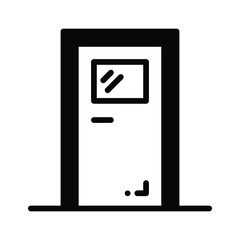 Take a look at this latest line icon of closed door