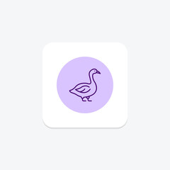 Goose, vector, pixel perfect, illustrator file