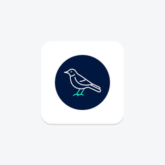 Mockingbird, vector, pixel perfect, illustrator file