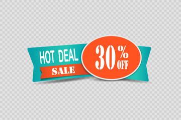 Sale banner offer, discount icon.