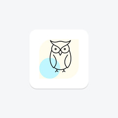 Owl, vector, pixel perfect, illustrator file