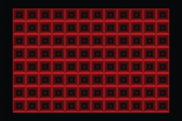Fototapeta premium Uniform Squares A Monochromatic Grid vector illustration.