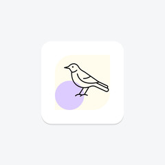 Mockingbird, vector, pixel perfect, illustrator file