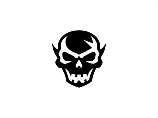 A stylized graphic illustration of a skull wearing a red bandana.