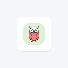 Owl, vector, pixel perfect, illustrator file