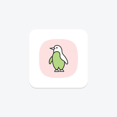 Penguin, vector, pixel perfect, illustrator file