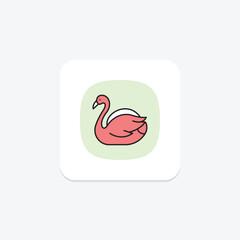 Swan, vector, pixel perfect, illustrator file