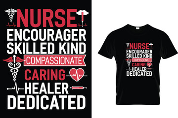 Nurse encourager skilled kind compassionate caring healer dedicated
