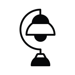 An editable line icon depicting sturdy lamp, ready for premium use