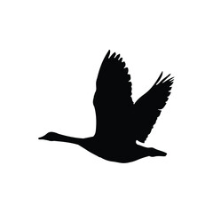 vector illustration of a dove silhoutte