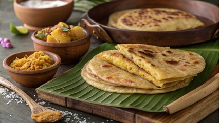 Puran poli, Puran roti, Holige, Obbattu, or Bobbattlu, is an Indian sweet flatbread from Maharashtra
