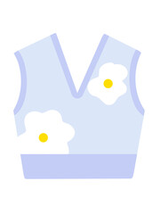 Blue Vest Illustration