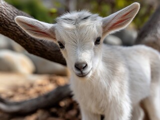 Adorable baby goat