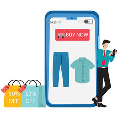 Naklejka premium Buy Now Button Vector