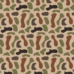 Beautiful Duck Hunter Camouflage seamless pattern design