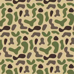 Beautiful Duck Hunter Camouflage seamless pattern design