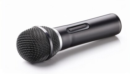 Obraz premium wireless speech microphone isolated on white background