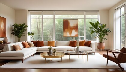 Fototapeta premium interior modern design room 3d