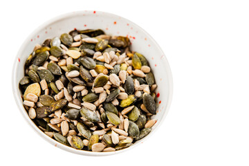 Seed mix bio pumpkin seeds, sunflower seeds superfood natural food dish organic fresh tasty gourmet...
