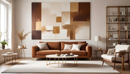 interior modern design room 3d