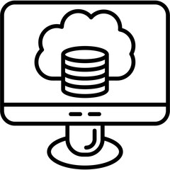 Cloud Computing Icon