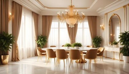 interior modern design room 3d