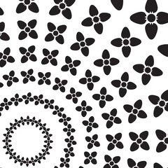 set of black silhouettes of animals
