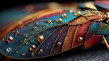 Detailed insect wing
