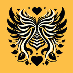 love vector illustration with wigs