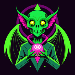 Obraz premium halloween monster vector