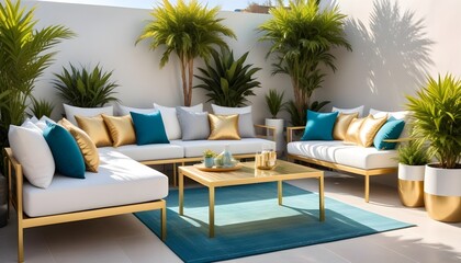 Obraz premium interior modern design room 3d