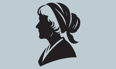 vector illustration of a woman