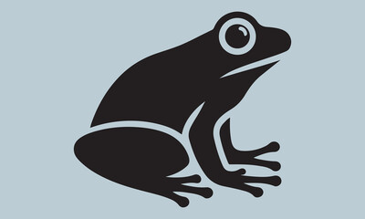 frog on a white background