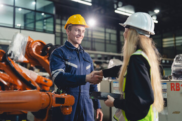 Technician Engineer in Factory, Maintaining and Repairing Robotic Arms Machinery, Ensuring Smooth...
