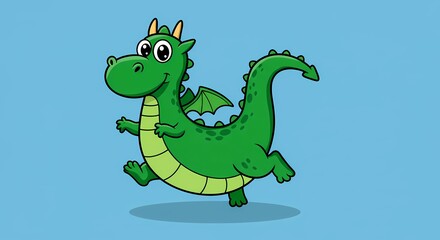 Obraz premium The Essence of Dragon Captured in a Simple Illustration: An Evocative and Minimalist Artwork 